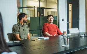 Meeting in the boardroom