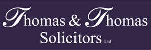 Thomas and Thomas Solicitors banner